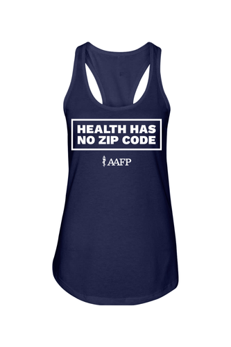 Women's Ideal Racerback Tank - Zip Code Logo - DTG image thumbnail