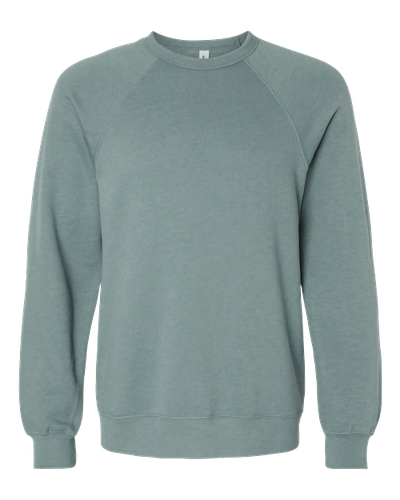 UNISEX Bella Sponge Fleece Raglan Crewneck Sweatshirt - 3901_1Clr Front image thumbnail