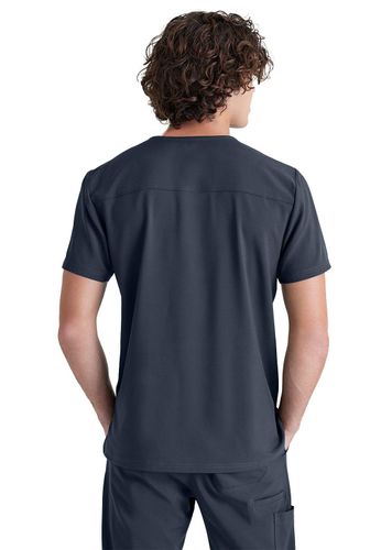 Grey's Anatomy - Men's 1-Pocket V-Neck Journey Scrub Top image thumbnail