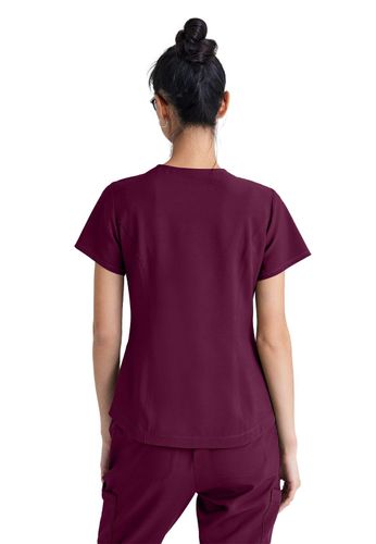 Grey's Anatomy - Women's 2-Pocket Rhythm Scrub Top image thumbnail
