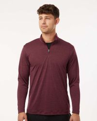 Image of Men's Pro-Lock Performance Mélange Quarter-Zip Pullover