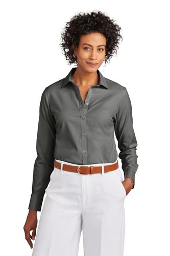 Brooks Brothers Women's Wrinkle-Free Stretch Pinpoint Shirt BB18001 image thumbnail