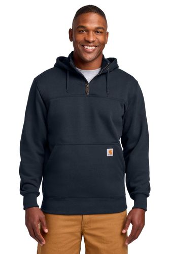 Carhartt Rain Defender Paxton Heavyweight Hooded Zip Mock Sweatshirt image thumbnail