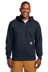 Image of Carhartt Rain Defender Paxton Heavyweight Hooded Zip Mock Sweatshirt