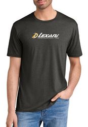 Image of Lexani District Perfect Tri Tee. Heathered Charcoal