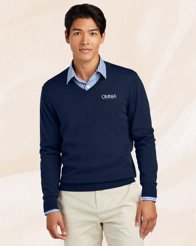 Brooks Brothers ® Washable Merino V-Neck Sweater image thumbnail