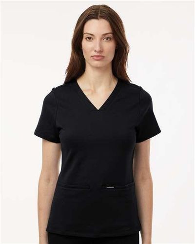 Jaanuu Women's Cesi Ultrasoft Scrub V-Neck Top image thumbnail