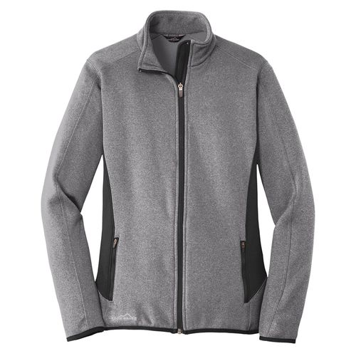 Eddie Bauer Ladies Full-Zip Heather Stretch Fleece Jacket image thumbnail