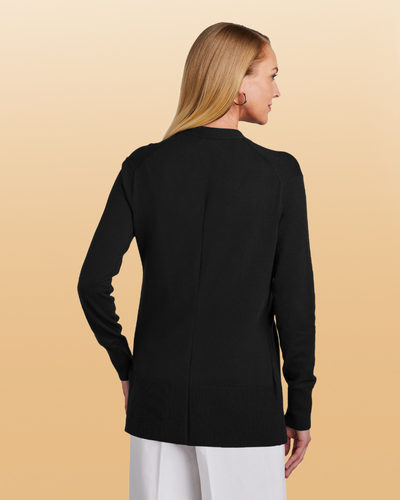 Brooks Brothers Women's Cotton Stretch Long Cardigan Sweater image thumbnail