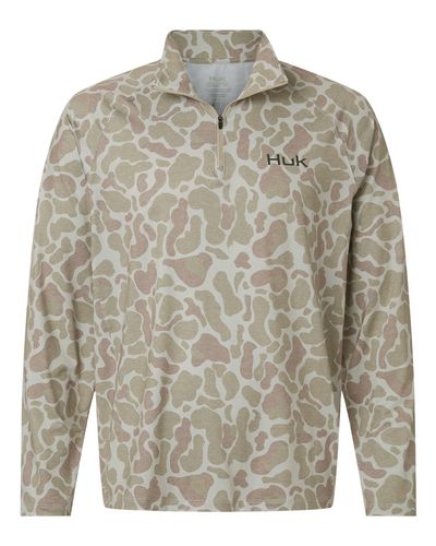 Men's Airweight KC Printed Quarter-Zip Pullover image thumbnail