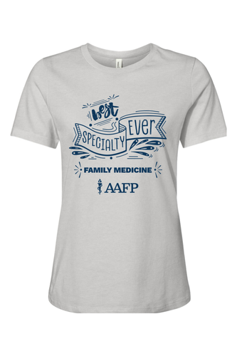 Women's Relaxed Jersey Short Sleeve Tee - Best Specialty Logo - DTG image thumbnail