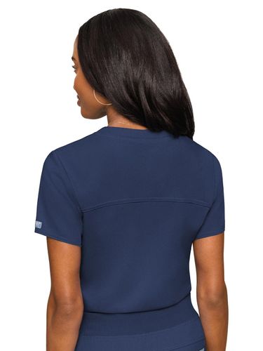 Med Couture - MC Touch - Women's 1-Pocket V-Neck Top  image thumbnail