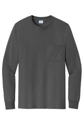 Image of HEAVYWEIGHT COTTON LONG-SLEEVE POCKET TEE