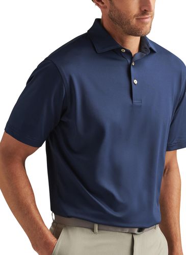 Peter Millar Men's Solid Performance Polo - Navy image thumbnail
