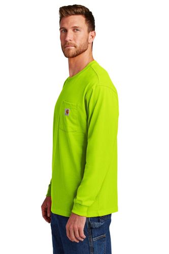 Carhartt Workwear Pocket Long Sleeve T-Shirt. CTK126 image thumbnail