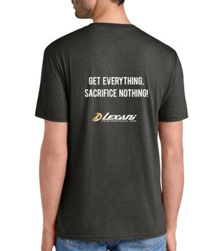 Lexani District Perfect Tri Tee. Heathered Charcoal image thumbnail