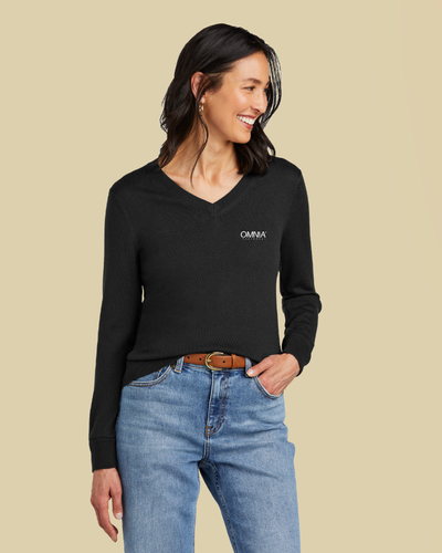 Brooks Brothers Women's Washable Merino V-Neck Sweater image thumbnail