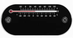 Image of Full Color Indoor/ Outdoor Window Thermometer