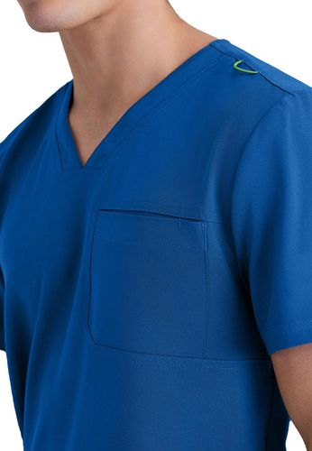 Grey's Anatomy - Men's 1-Pocket V-Neck Journey Scrub Top image thumbnail