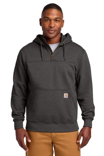 Carhartt Rain Defender Paxton Heavyweight Hooded Zip Mock Sweatshirt image thumbnail