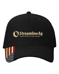 Image of SLA-Kati USA Flag Mesh Cap - AM350M(6 pack) - Sepia