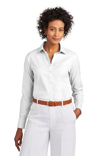 Brooks Brothers Women's Wrinkle-Free Stretch Pinpoint Shirt BB18001 image thumbnail