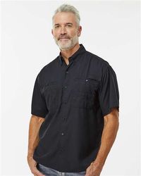 Image of Men's Hatteras Performance Short Sleeve Fishing Shirt - 700