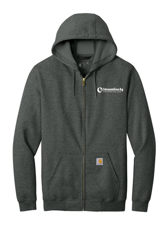 SLA-Carhartt Midweight Hooded Zip-Front Sweatshirt - CTK122 - White image thumbnail