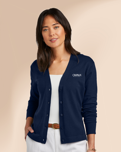 Brooks Brothers Women's Cotton Stretch Cardigan Sweater image thumbnail