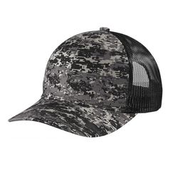 Image of Port Authority Digi Camo Snapback Trucker Cap