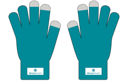 Image of Teal Knit Gloves