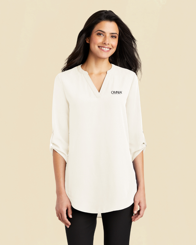 Port Authority Women's 3/4-Sleeve Tunic Blouse image thumbnail
