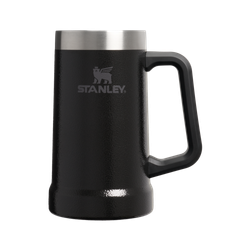 Image of Stanley Adventure Big Grip Beer Stein 24oz, Hammertone Black