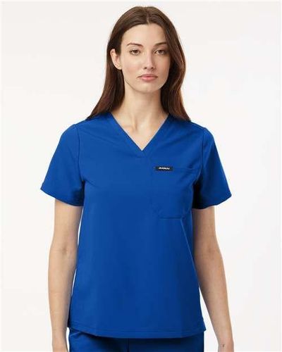 Jaanuu Women's Rhena Essential 1-Pocket Scrub V-Neck Top image thumbnail
