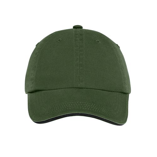Port Authority Sandwich Bill Cap with Striped Closure image thumbnail