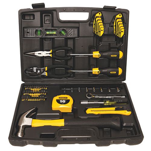 (Min 25) Stanley 65pc Homeowner Tool Kit image thumbnail