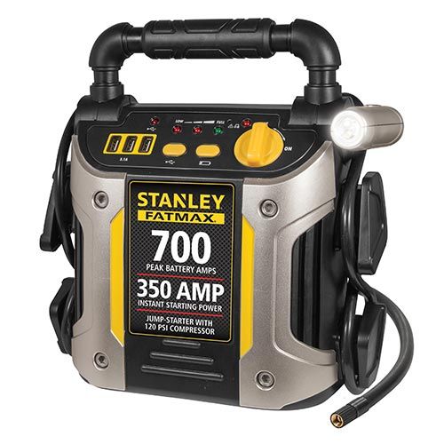 (Min 25) Stanley FATMAX 350 Amp Jump Starter w/ Compressor image thumbnail