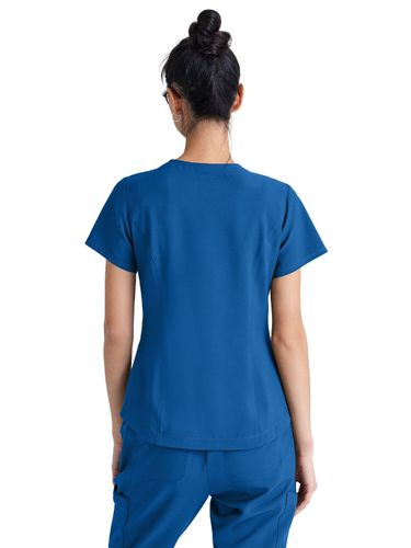 Grey's Anatomy - Women's 2-Pocket Rhythm Scrub Top image thumbnail