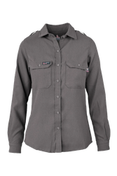 Image of Ladies FR Uniform Shirts made with 5oz. TecaSafe One® Inherent Copy (1)