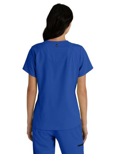 Grey's Anatomy - Women's 4-Pocket V-Neck Emma Scrub Top image thumbnail