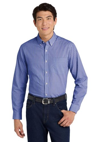 Port Authority Broadcloth Gingham Easy Care Shirt image thumbnail