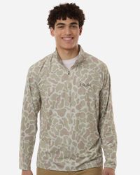 Image of Men's Airweight KC Printed Quarter-Zip Pullover
