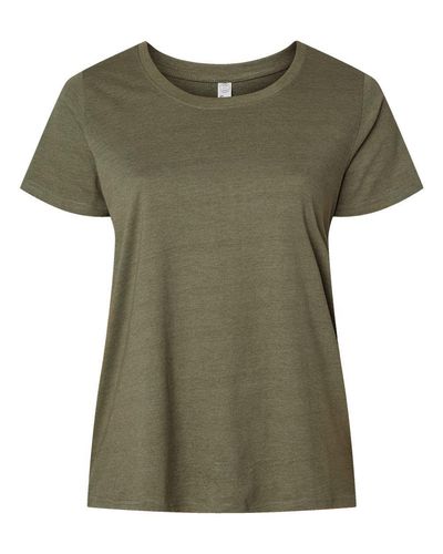 LADIES LAT Curvy Collection Fine Jersey Tee - 3816_1Clr Front image thumbnail