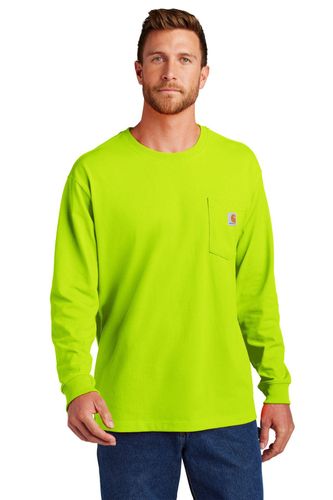 Carhartt Workwear Pocket Long Sleeve T-Shirt. CTK126 image thumbnail