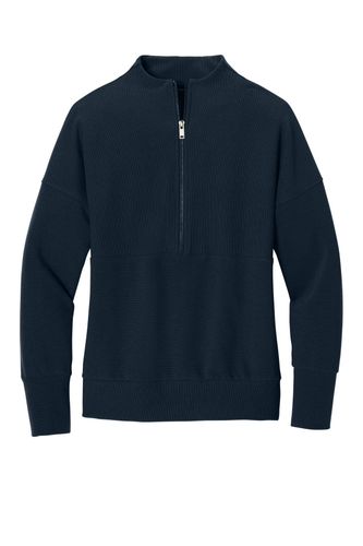 Mercer+Mettle Women's Linear Texture 1/4-Zip image thumbnail