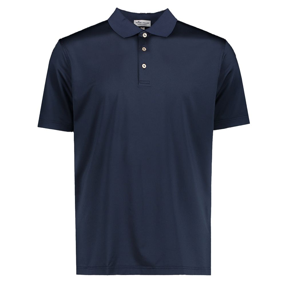 Peter Millar Mens Solid Perf Polo primary image