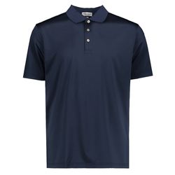 Image of Peter Millar Mens Solid Perf Polo