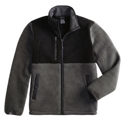 Image of Storm Creek Men's Warm Up Colorblock Sherpa Fleece Jacket 4370 M