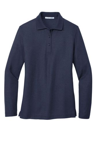 Port Authority Women's Silk Touch Long Sleeve Polo image thumbnail
