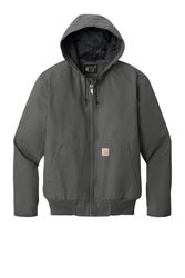 Image of Carhartt Washed Duck Active Jac - Black Text Logo